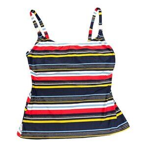 CAPTIVA Striped Tankini Top​